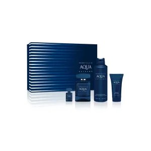 Perry Ellis Aqua Extreme Estuche (Edt+Body Deo+S/Gel+Mini 7.5ml)